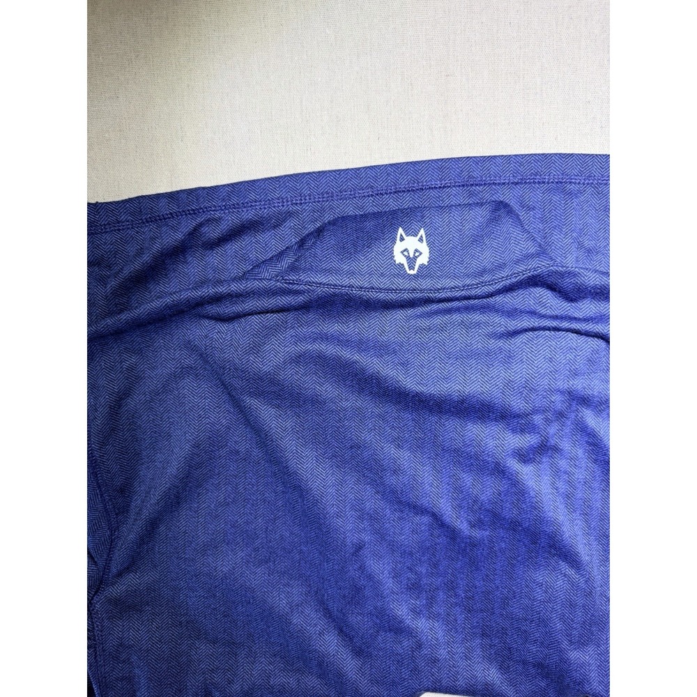 Greyson Men's Pullover Quarter Zip Lightweight Stretch M Navy - Picture 3 of 5